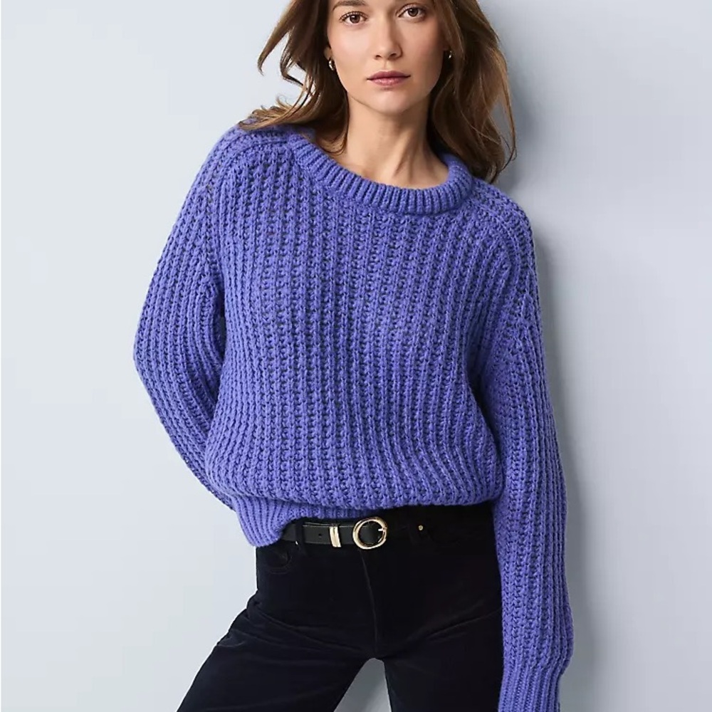 NWT SIZE S Chic Violet Knit Sweater